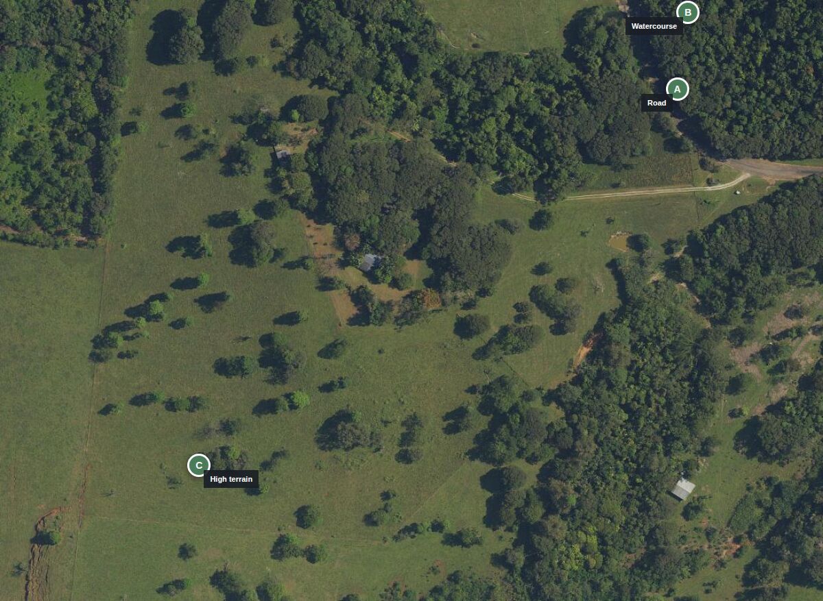 Mapped rural property preview